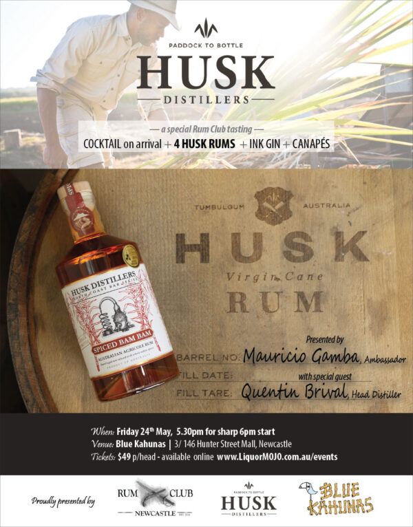 HuskDistillers-RumClub Husk Distillers Virgin Cane Rum Club Tasting