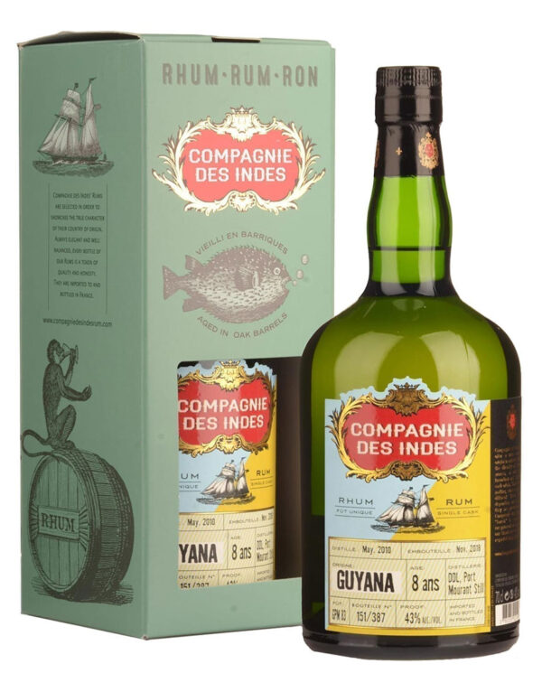 Compagnie des Indes GUYANA 8 Year Rum