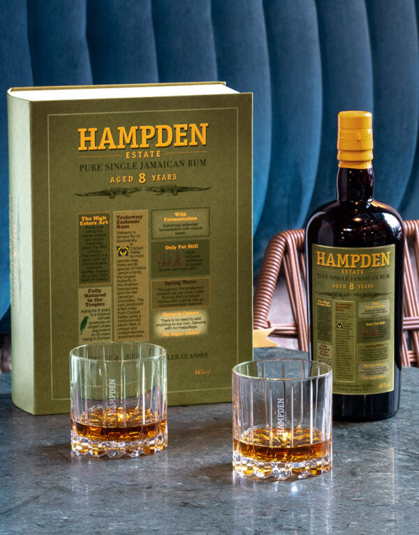Hampden Estate 8 Year Jamaican Rum Gift Pack
