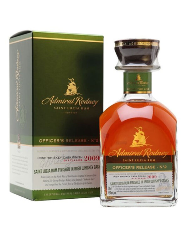 Admiral Rodney Officers Release No2 Irish Whiskey Cask Rum